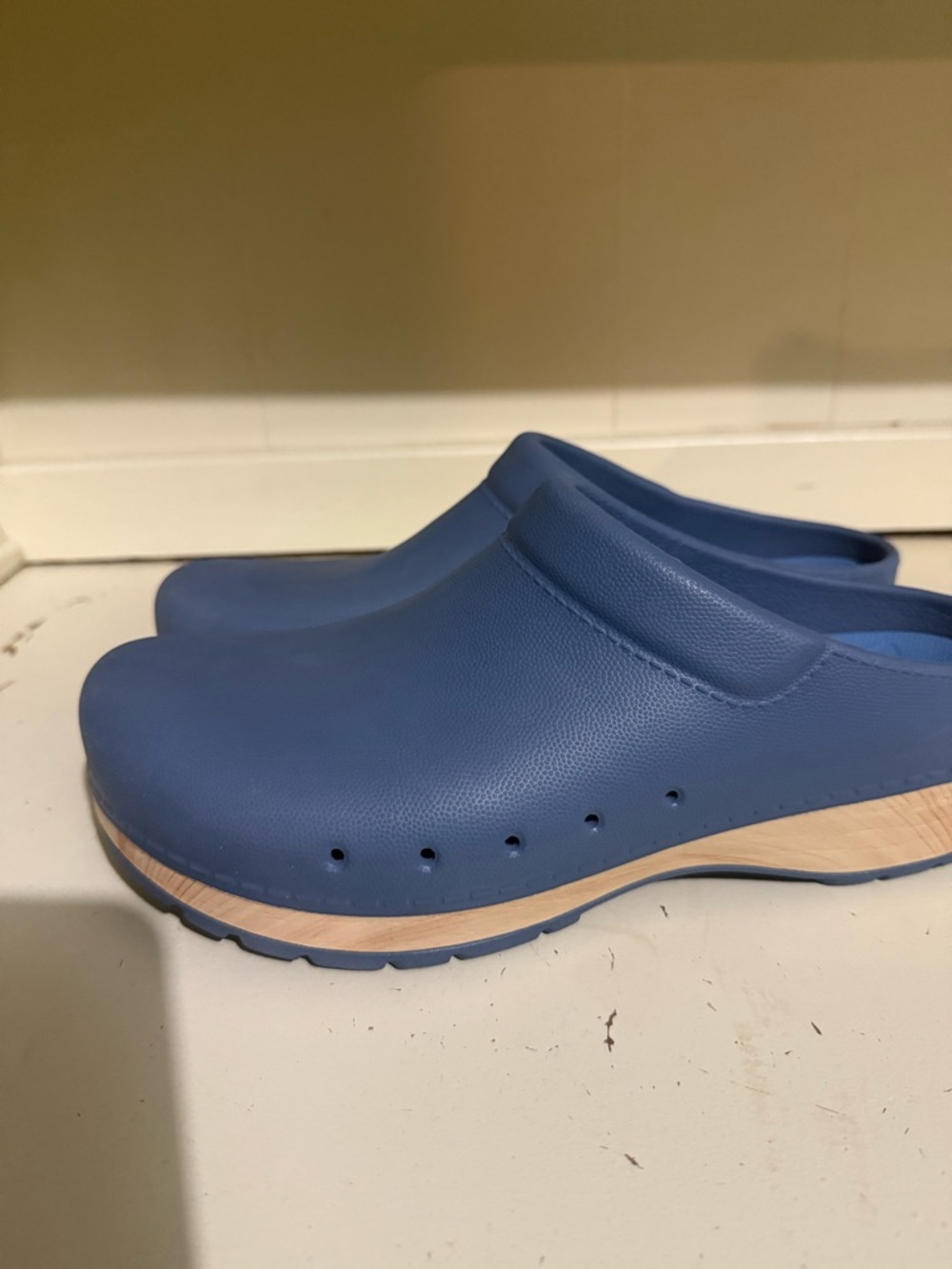 Dansko Blue Clog Mules size 40 worn once excellent condition.